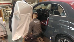 car wrapping Fiat 500